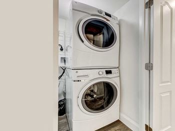 Full-sized washer and dryer